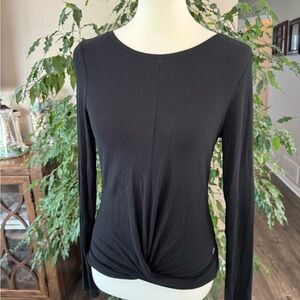 Elegant Black Long Sleeve Top